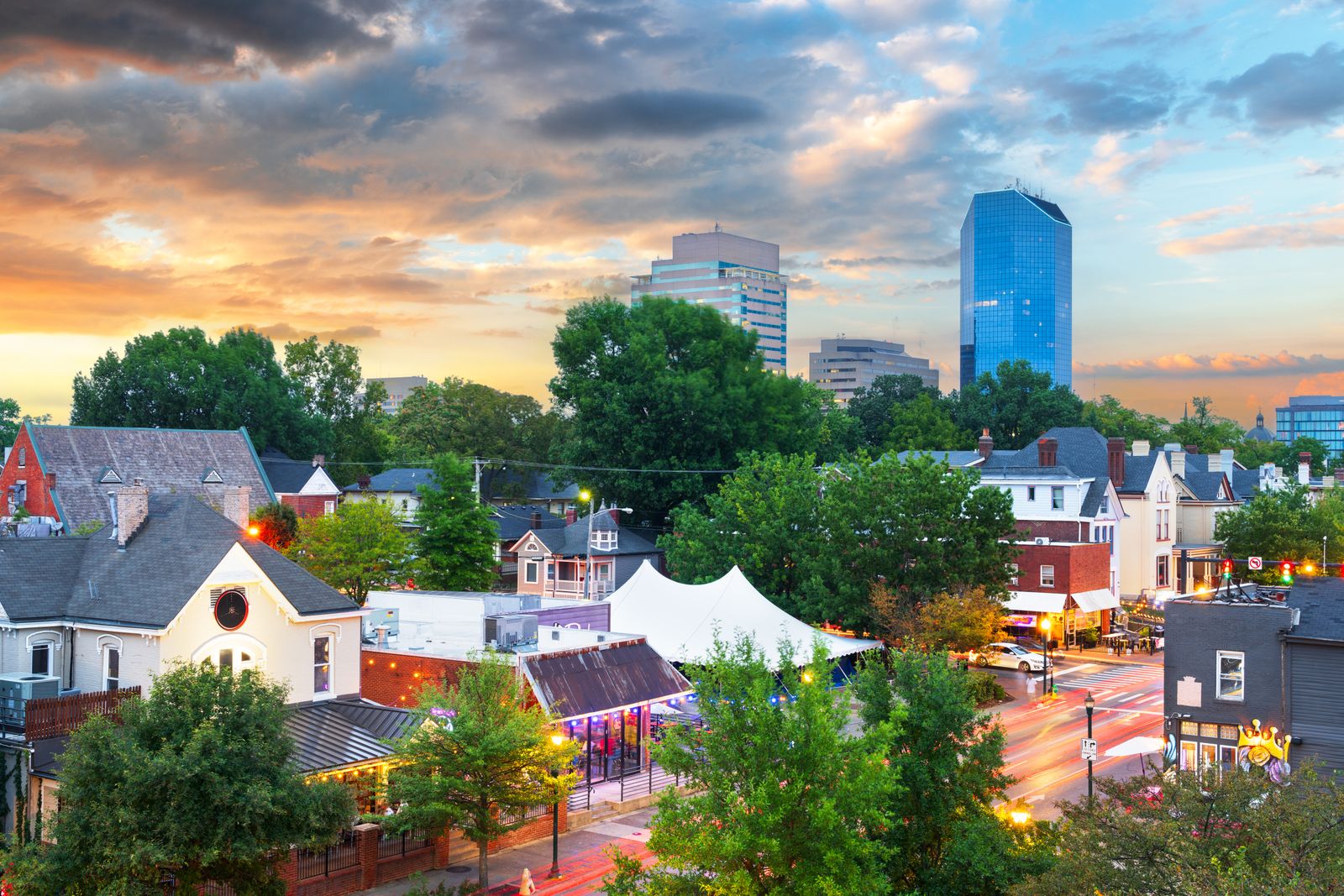 Venue scene in Lexington, Kentucky