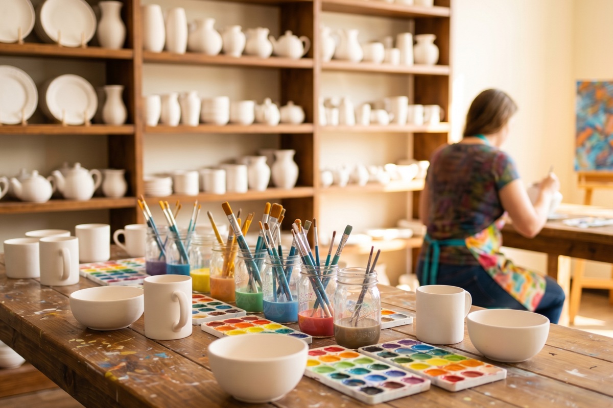 Polka Dot Pottery - Downtown - entertainment venue in Spokane